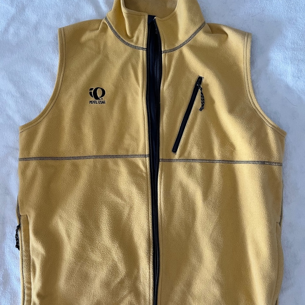Pearl Izumi windproof vest yellow sz L